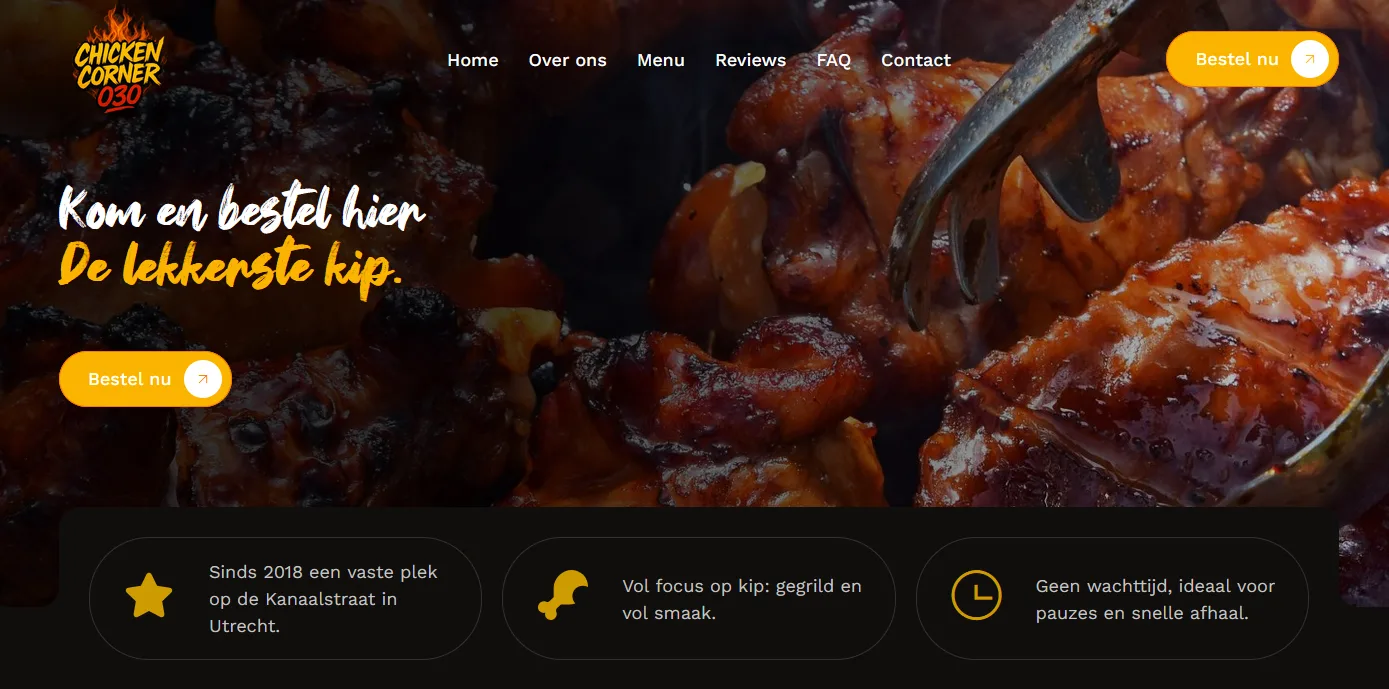 Fried chicken gerechten Chicken Corner Utrecht. fried chicken utrecht