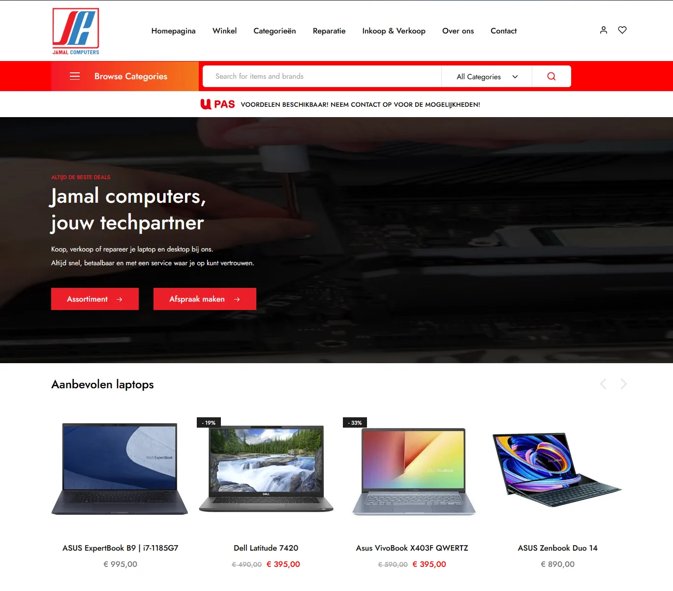 Jamal Computers webshop en computerwinkel Utrecht